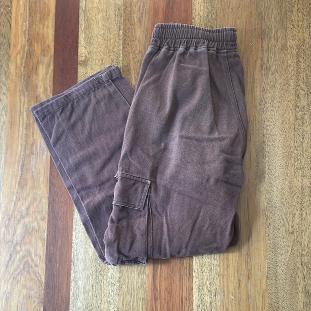 Boys Brown Cargo Pants
